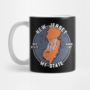 New Jersey My State Patriot State Tourist Gift Mug